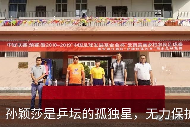 孙颖莎是乒坛的孤独星，无力保护搭档、同门和教练，需要获得理解