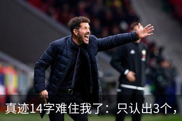 真迹14字难住我了：只认出3个，剩下全靠猜；全对的人请收下我的请教。